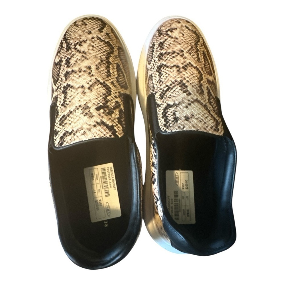 Rebecca Minkoff Python Print Slip-On Sneakers | S… - image 3